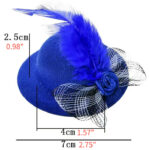 Elegant 7cm Felt Hats - Image 3