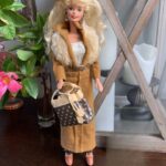 Long Brown Fleece Skirt & Jacket