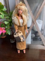 Long Brown Fleece Skirt & Jacket