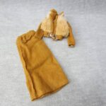 Long Brown Fleece Skirt & Jacket - Image 2