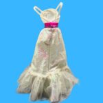White Fabric Gown - Image 4